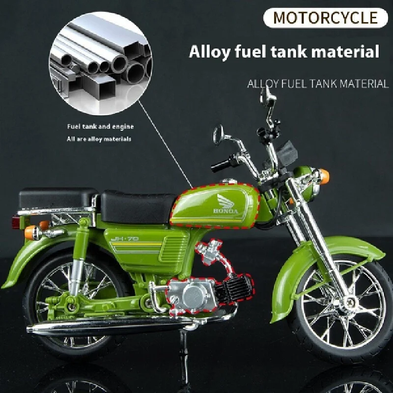 Gegoten legering motorfiets model retro jialing motorfiets desktop decoratie model indoor collectie speelgoed jongen verjaardagscadeau