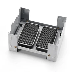 Stainless Steel Outdoor Alcohol Stove Lightweight Mini Camping Cooking Stove Push-pull Box for Travel Picnic BBQ for Backpacking