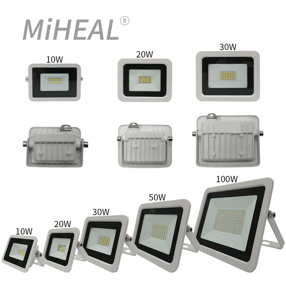 LED 산업용 조명, 공장 작업장 차고, IP68 방수 작업 램프, 채광 램프, 10W, 20W, 30W, 50W, 100W, 220V