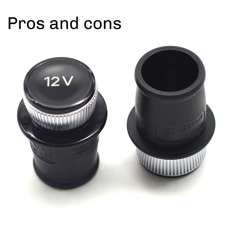 

12V Cigarette Lighter Head Decorative Cover For A3 A4 A6 A7 A8 Q3,Q7 Cigarette Lighter Cover 4K0919311 4L0919311