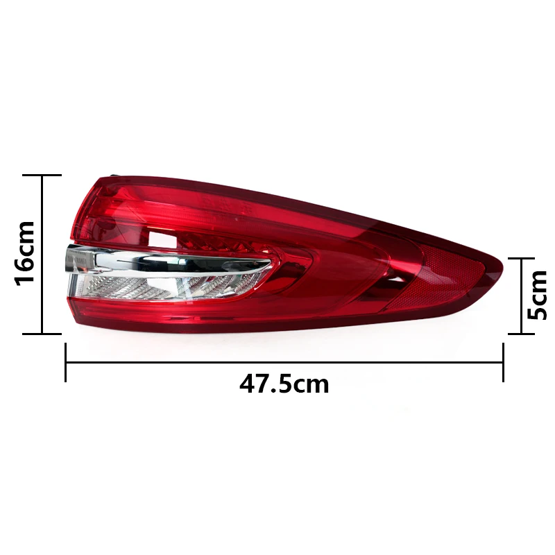 Car Outside LED Rear Tail Light For Ford Mondeo 2017 2018 2019 Rear LED Signal Stop Brake Lamp Car Accessories