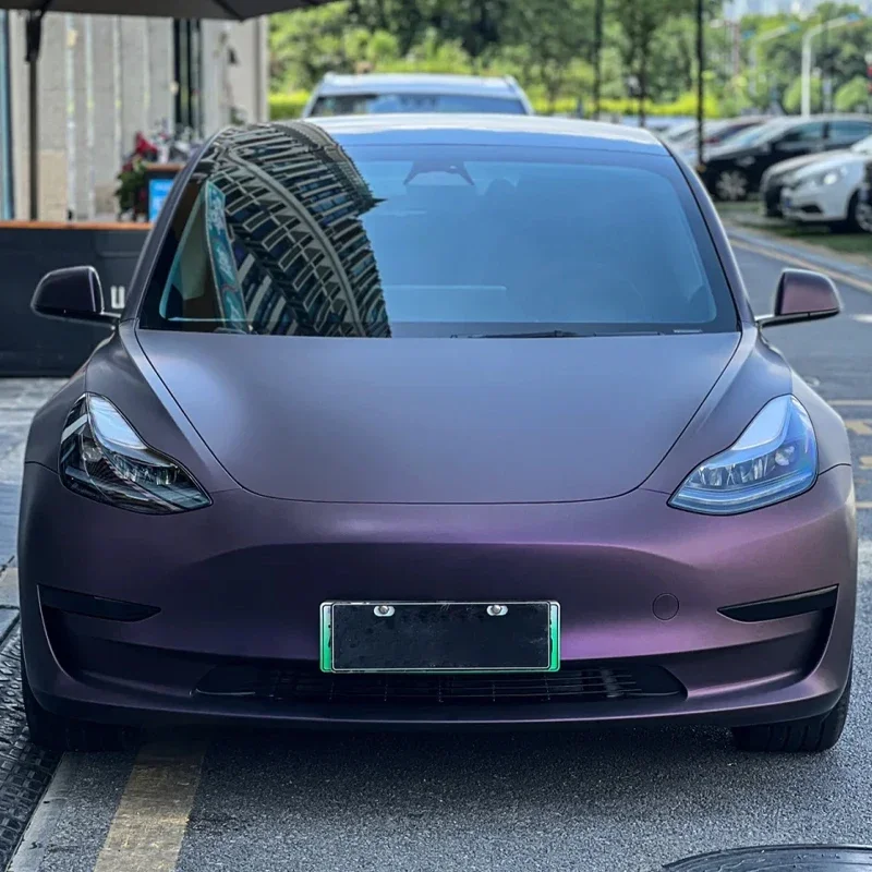 

Color Tpu Paint Protective Wrap Film Wholesale Satin Black Magic Purple Self Healing Tpu Ppf Film Car Paint Protection