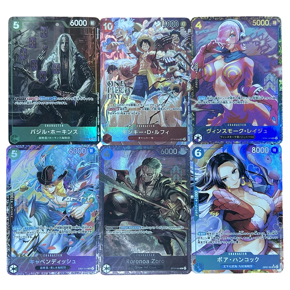 Anime English One Piece DIY ACG Boa Hancock Perona Nami Contest Champion Card Boy Game Toys Birthday Gift Collectible Card