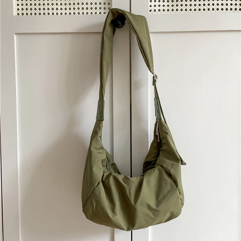 

High End Bag Women Luxury Designer Bags Nylon Crossbody Shoulder Hobos Purse Handbag Ladies 2025 Korean Messenger Casual Tote