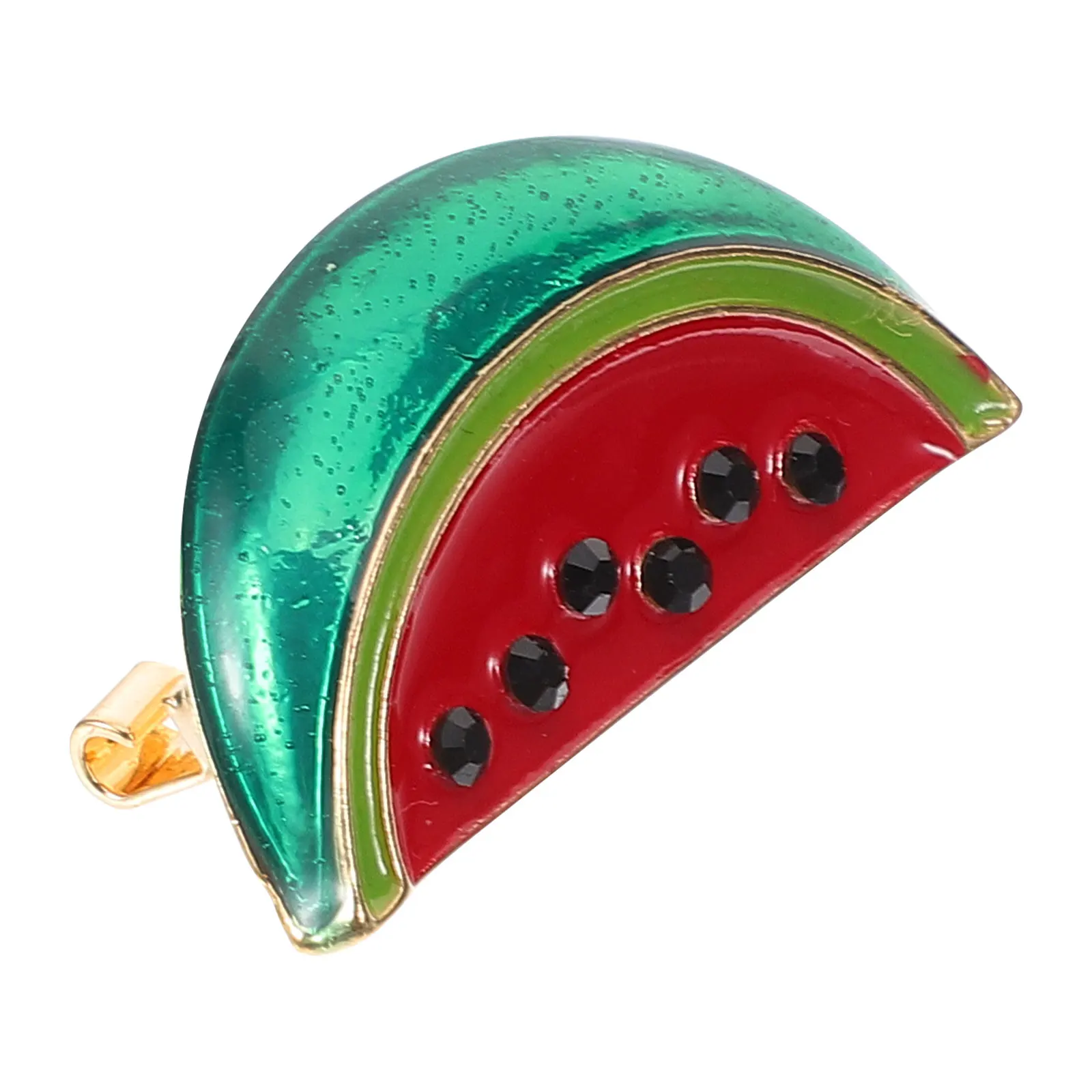

Watermelon Brooch Pin 1.38X0.71X0.39 Inch Alloy Fruit Lapel Pin For Women Kawaii Fashion Jewelry Brooch Banquet Wedding