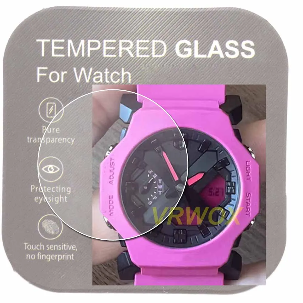 

3Pcs Glass Protector For GA-2300 GA-2100 GA-2000 GA-2110 GA-B2100 GM-2100 GA-2200 GM-S2100 GMA 9H Tempered Protector