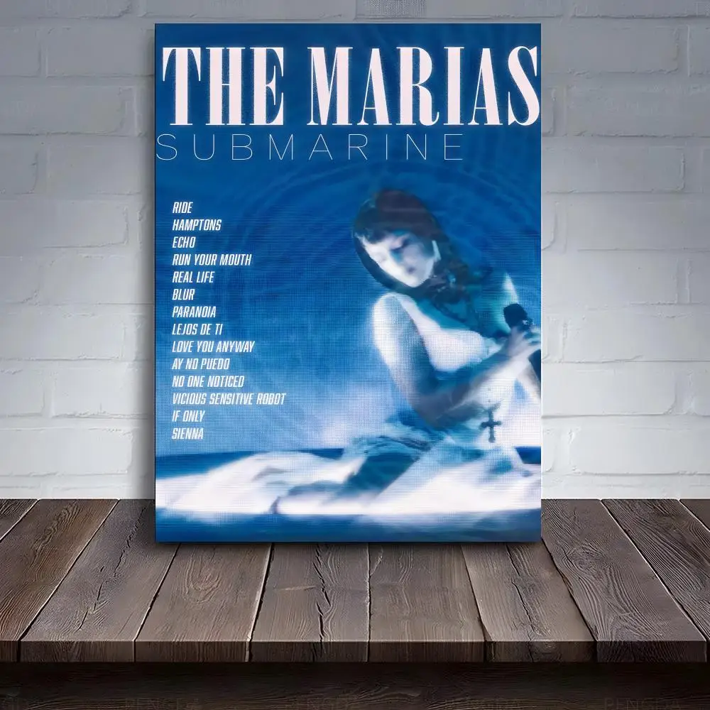 Album Art S-Submarine The Marias Poster PC Hot Poster Art HD Canvas AAA Advanced Aesthetic Printing Paper Wall Art For Living Ro