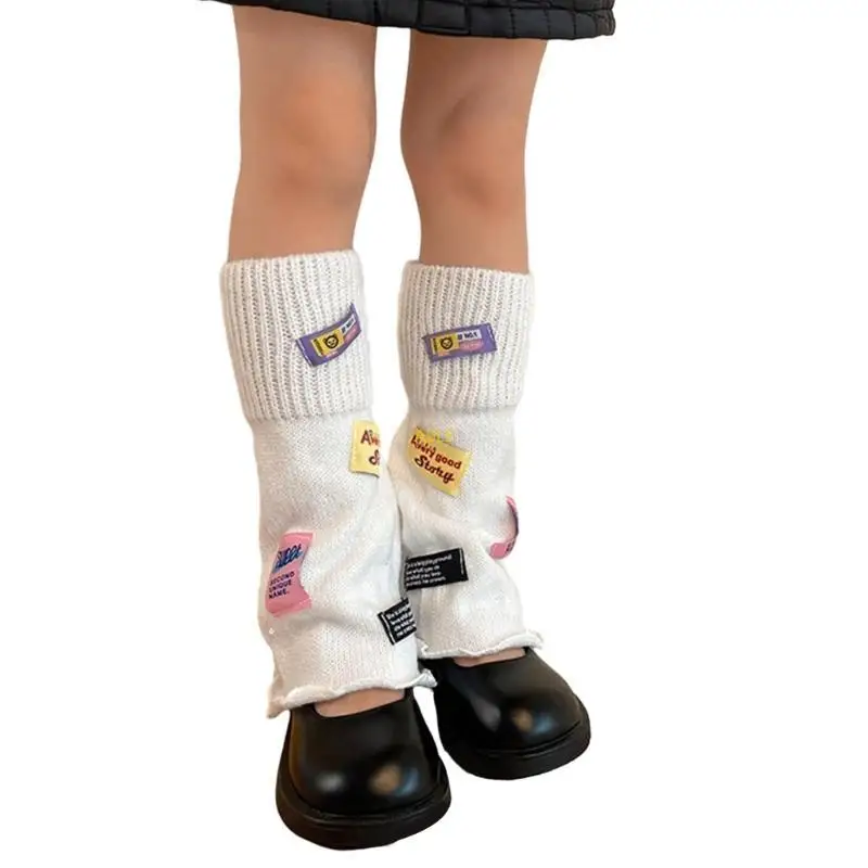 

Kids Leg Warmers Japanese Knee High Socks Breathable Tights Loose Leggings