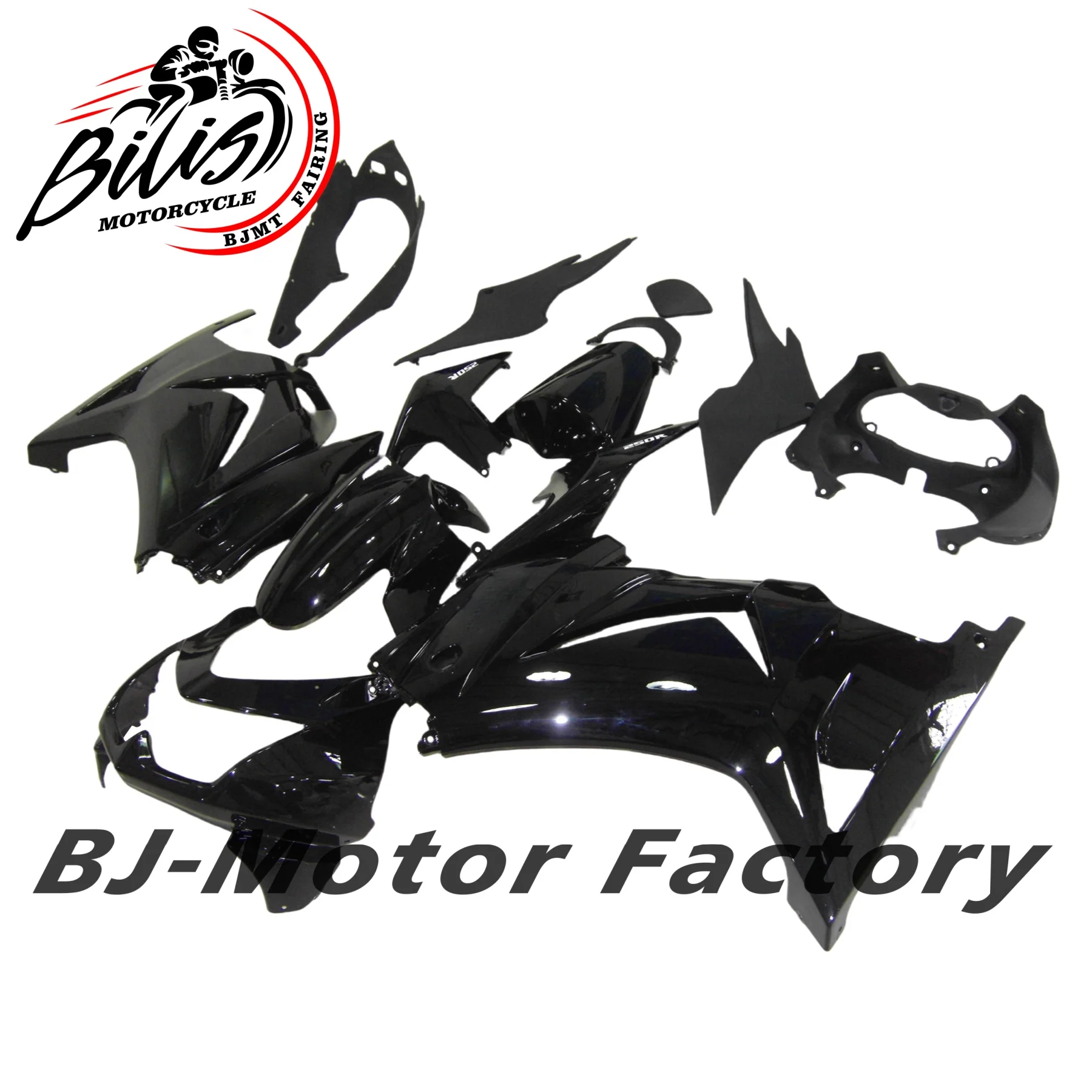

Motorcycle Fairing Kit Fit For Ninja250 EX250 2008-2012 Bodywork Set High Quality Abs Injection Black