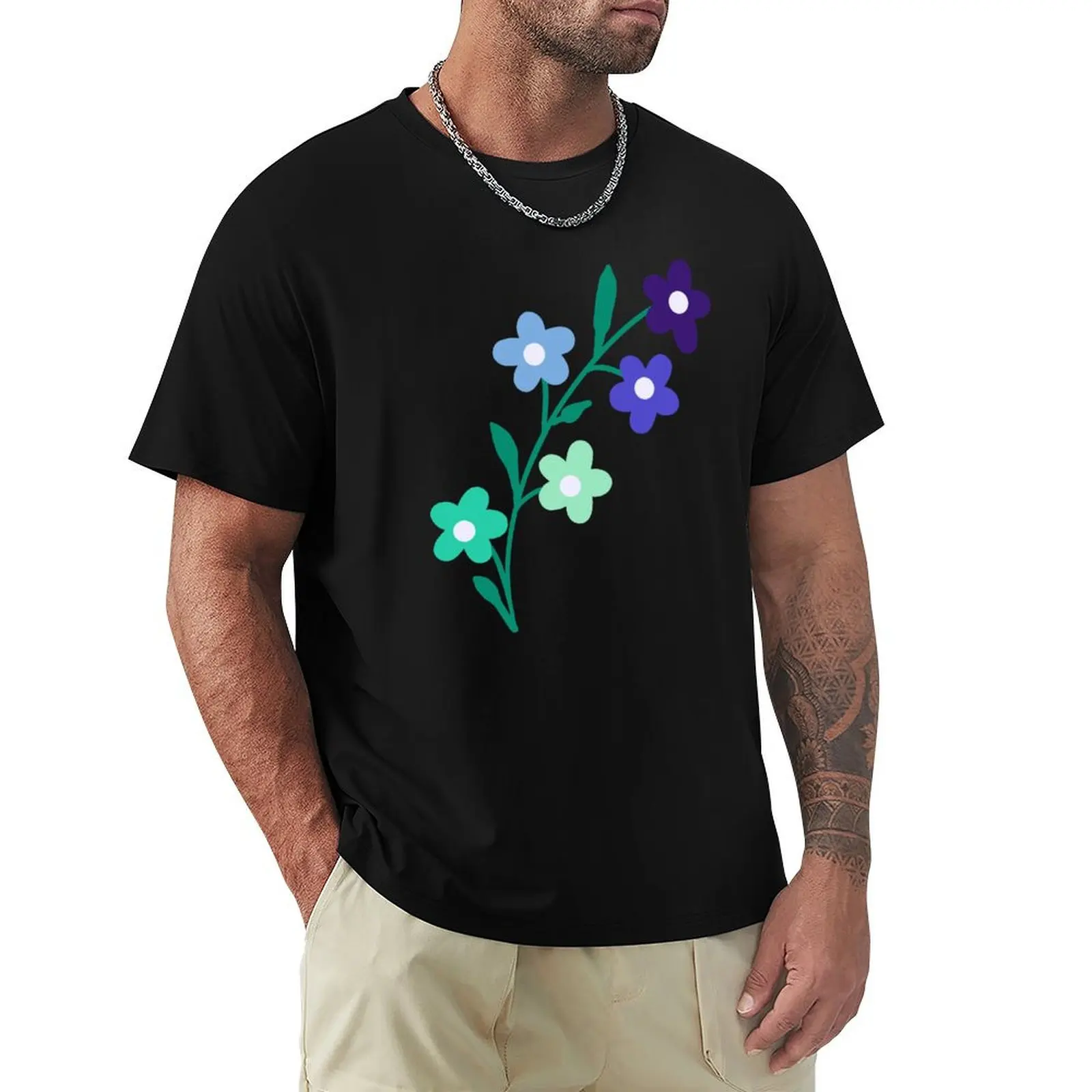 Subtle Gay Men flowers. MLM flowers. men loving men flowers. gay mlm flowers 2 T-Shirt t shirt personalised T-Shirt