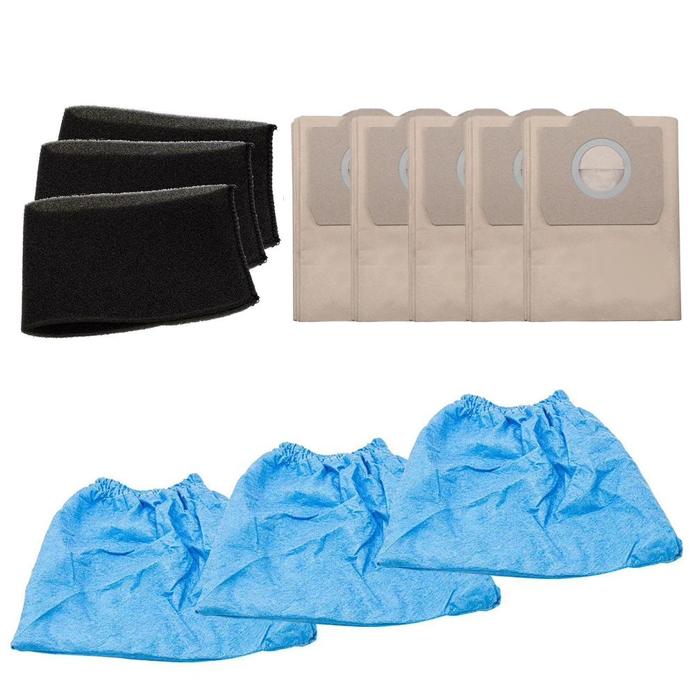 Dust Bag Filter Set For Einhell Wet And Dry Vacuum Cleaner For TC-VC 1800 1820 1815 Vacuum Cleaners Accessories