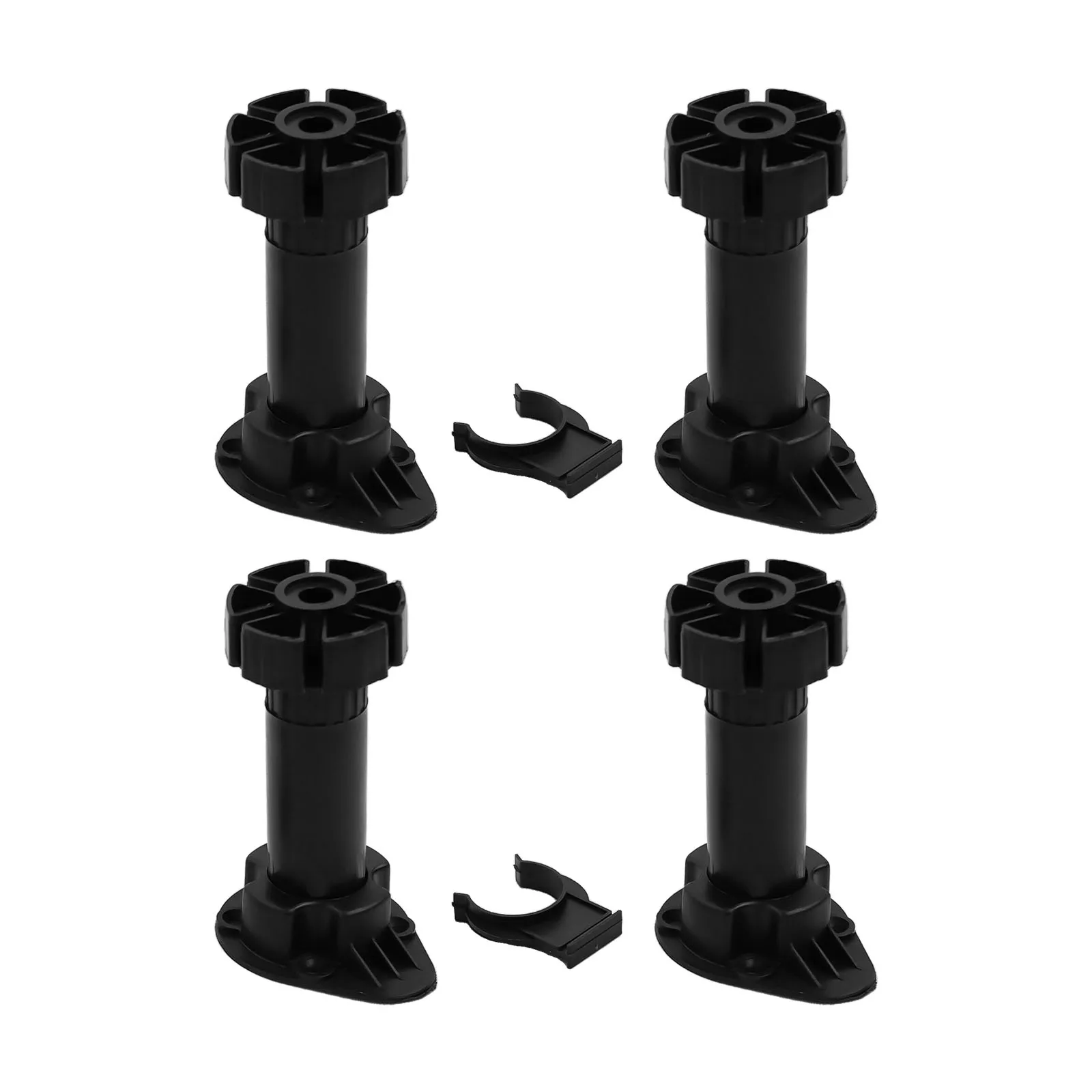 Easily Adaptable Pack Of Four Sturdy Legs For Different Types Of Furnishing Like For Cabinets And Sofas With Strong Build