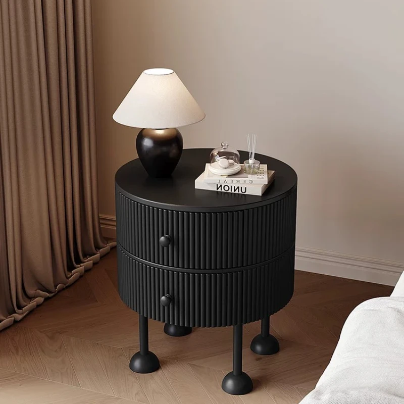 Black Drawers Bedside Table Storage Master Boys Night Bedside Table Cabinets Modern Mesas De Cabeceira Living Room Furniture