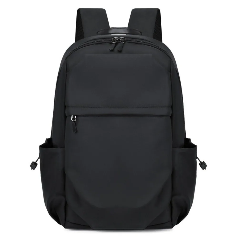 

Solid Color Men Backpack Multifunctional Large Capacity Student School Bag Waterproof Laptop Bag Oxford Cloth Backpack Hiking