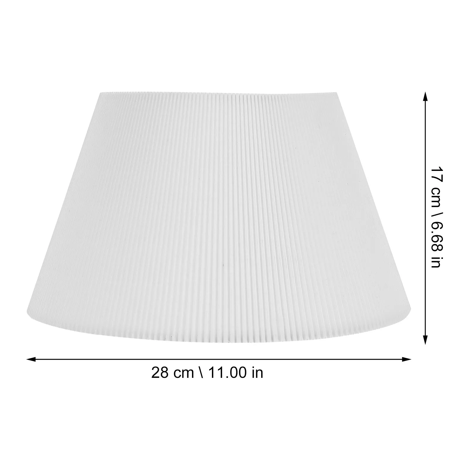 Pleated Fabric Lamp Shade for Pendant Wall Table Floor Nightstand Lights Softens Light Eye Comfort Modern Vintage Rustic Decor