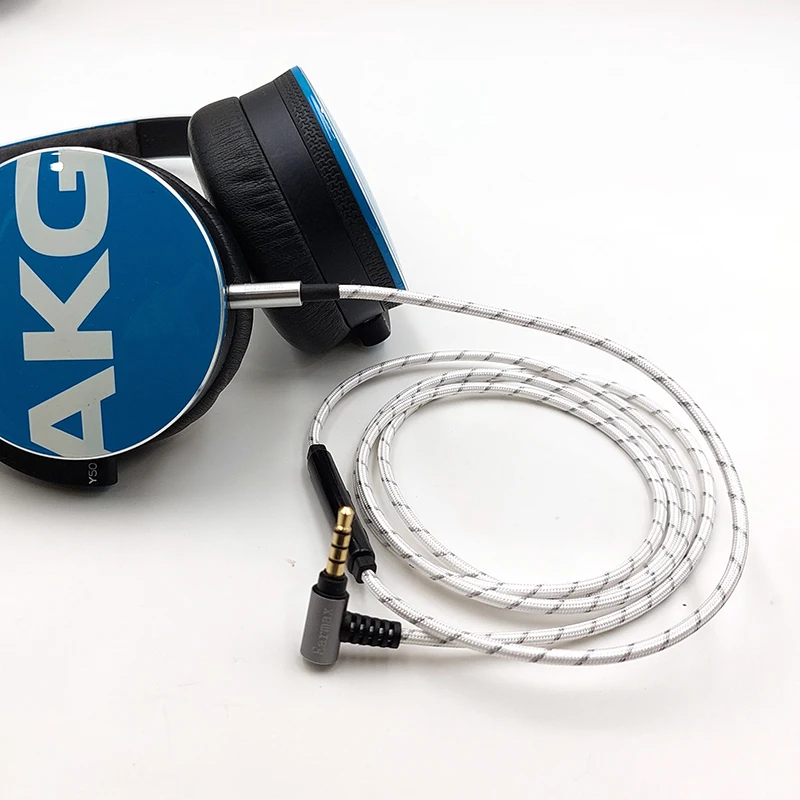 ل AKG JBL دينون Sennheiser Beyerdynamic Y50 LIVE2 D320 سماعة قابلة للاستبدال 3.5 مللي متر إلى 2.5 مللي متر كابل ترقية نحاسي كريستالي واحد