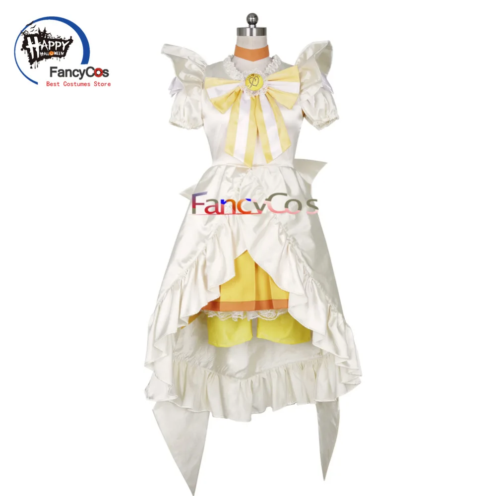 Anime Girl Glitter Force Smile PreCure Cure Peace Glitter Peace Dress Cosplay Costume Custom Made Kid Dress Halloween Carvinal