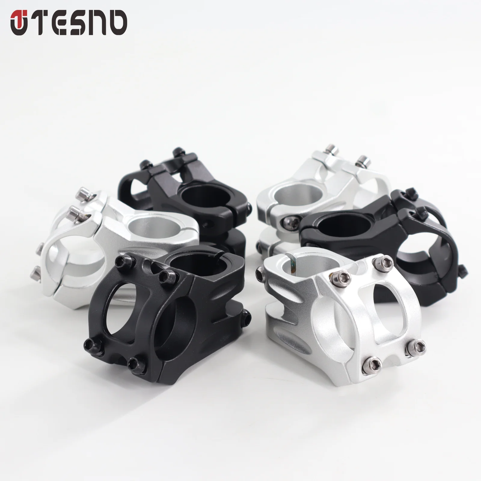 

TESNO Bike Stem Road MTB Handlebar Stem 31.8mm Fork 28.6mm Mtb power CNC Aluminum Alloy Bike Parts High-strength Bicycle stem