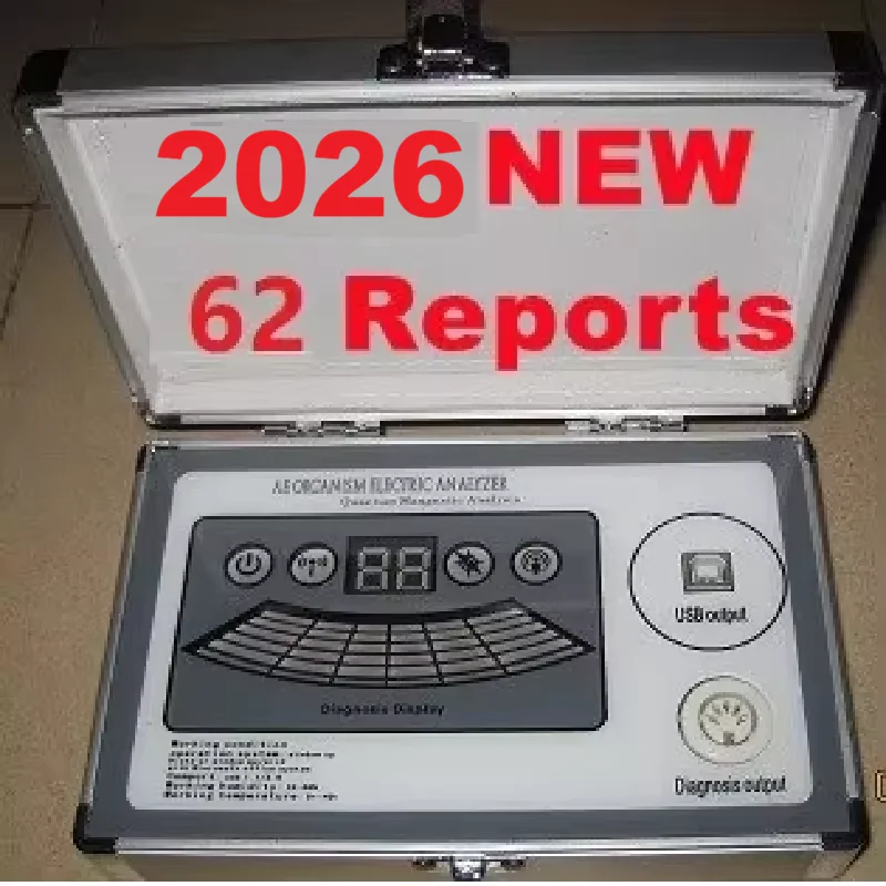 

2026 Version 6.5.12 Real 62 Reports Quantum Magnetic Resonance Body Analyzer Health Analysis Bio Resonant Device Scanner NLS