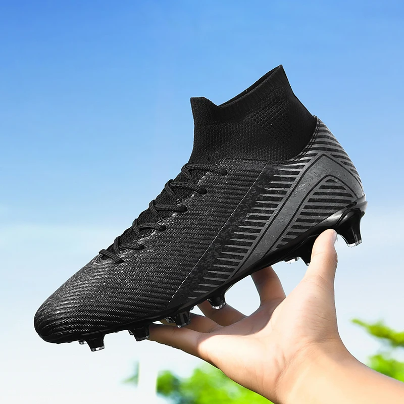 

Men's football shoes professional grade FG long nail anti slip breathable summer lightweight outdoor training