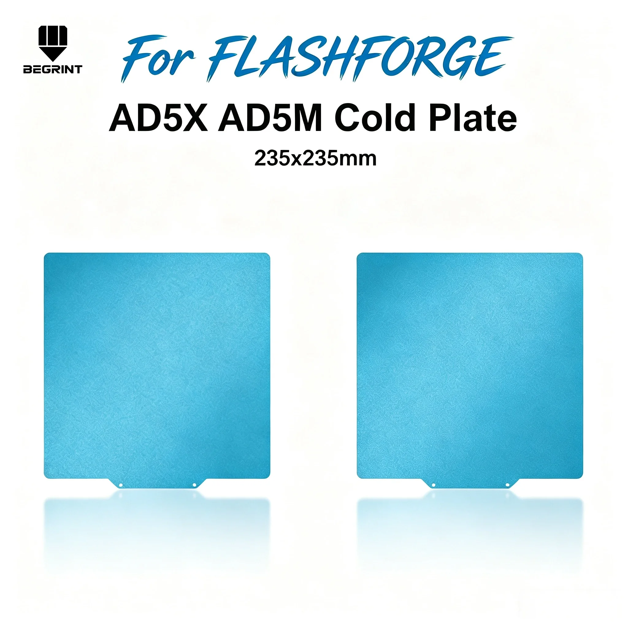 AD5M Ad5x Cold Plate for Flashforge Build Plate PLA PETG Upgrade For FLASHFORGE Adventurer 5M 5X Print Bed For 3D Printer Parts