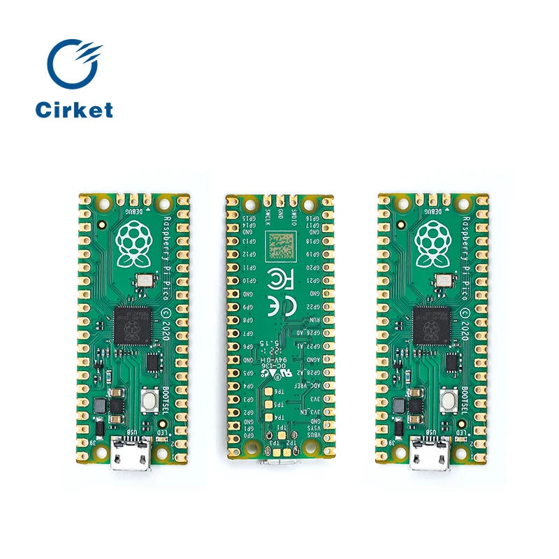 

Official Raspberry Pi Pico Board RP2040 Dual-Core 264KB ARM Low-Power Microcomputers High-Performance Cortex-M0+ Processor