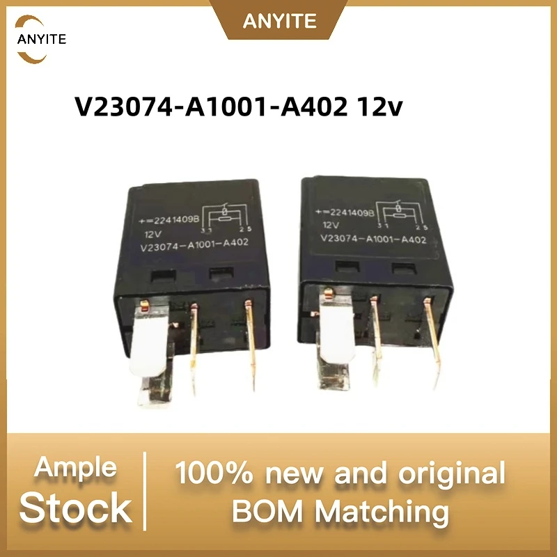 5PCS/lot  V23074-A1001-A402 12v     V23074-A1001  V23074-A1002-A402 24V    V23074-A1002  4pin
