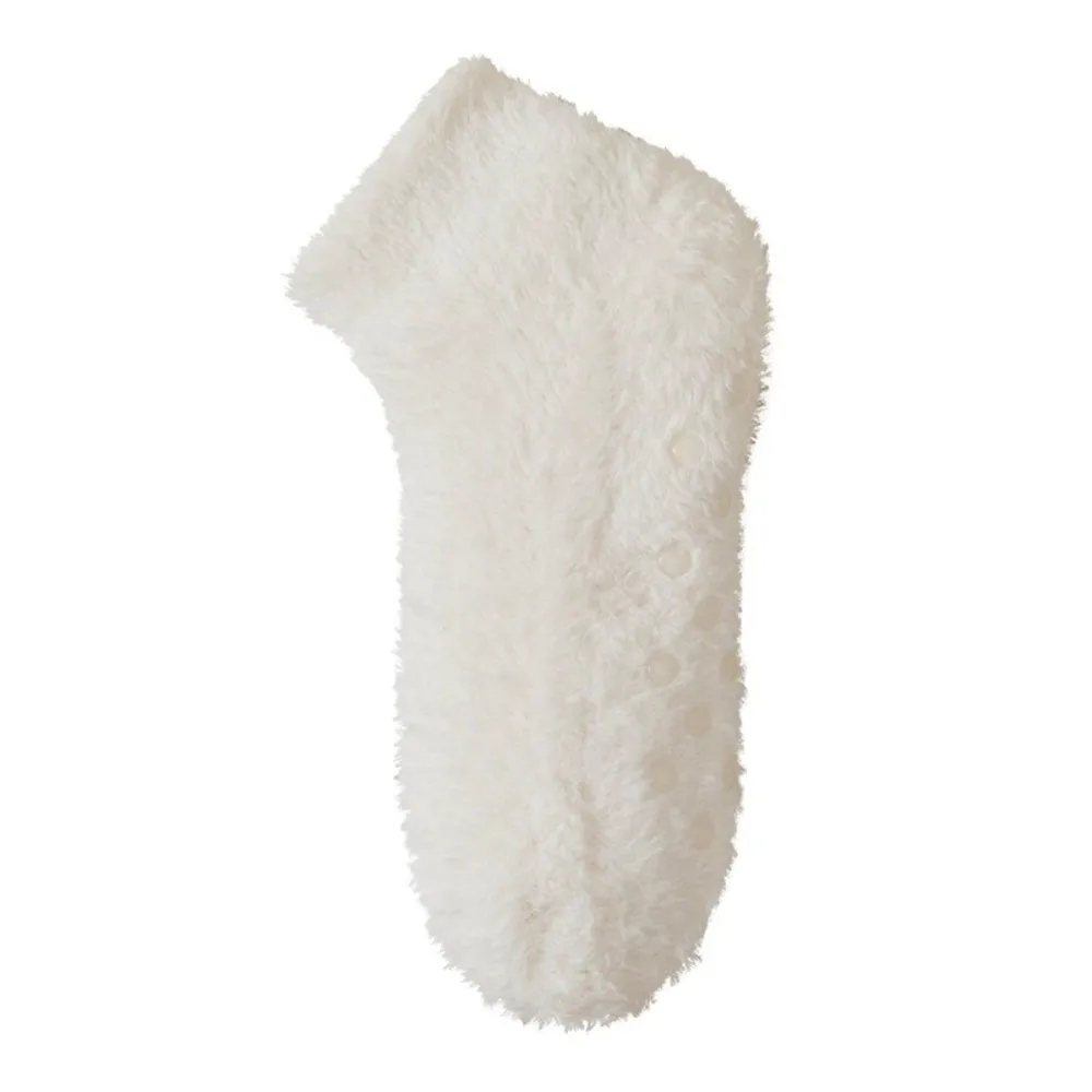 1 Pair Durable Coral Fleece Slipper Socks Thick Silicone Non-slip Sole Non Slip Floor Socks Indoor House Socks Indoor Use