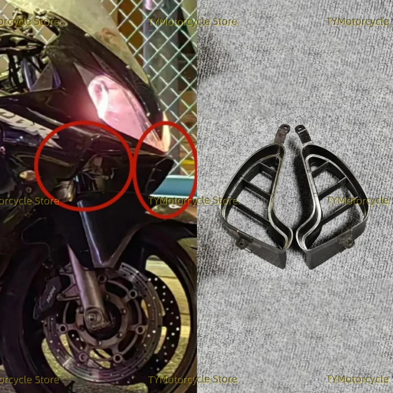 オートバイフード左右通気メッシュ-ホンダcbr600-cbr-600-f4i-cbr600f4i-2001-2002-2003-2004-2005-2006-2007対応