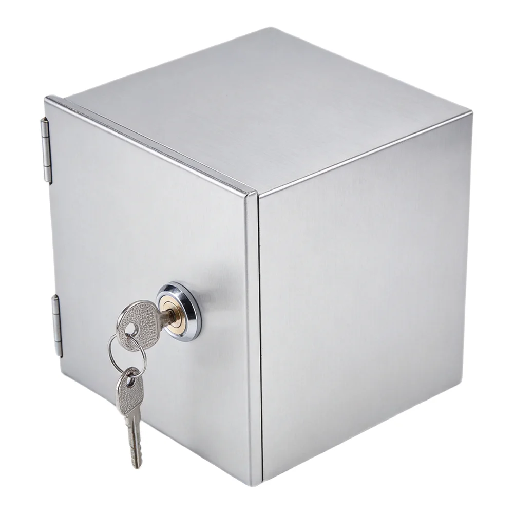 Electric Box Lock Waterproof with Stainless Steel Build for Outdoor Socket Safety and Protective Cover for Weather Resistance