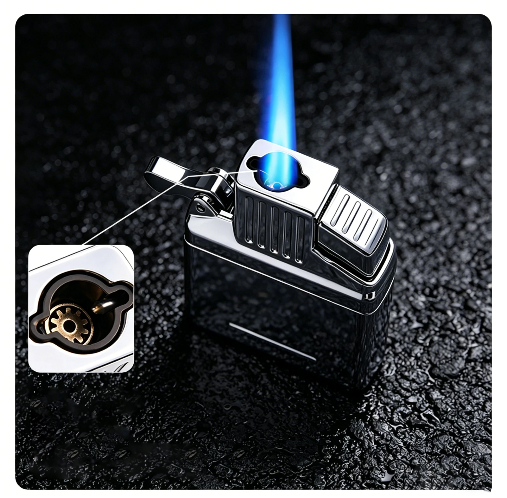 Metal Gas Insert 2-in-1 Soft Flame & Windproof Jet Fits Regular Zorro Zippo & Chief Lighters Durable Lighter Replacement Parts view 6