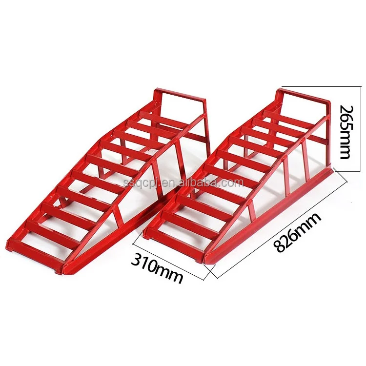 Rampas de Acero para Autos con Capacidad de Carga de 6000 lb, Ancho Total de 3300 mm (mm)