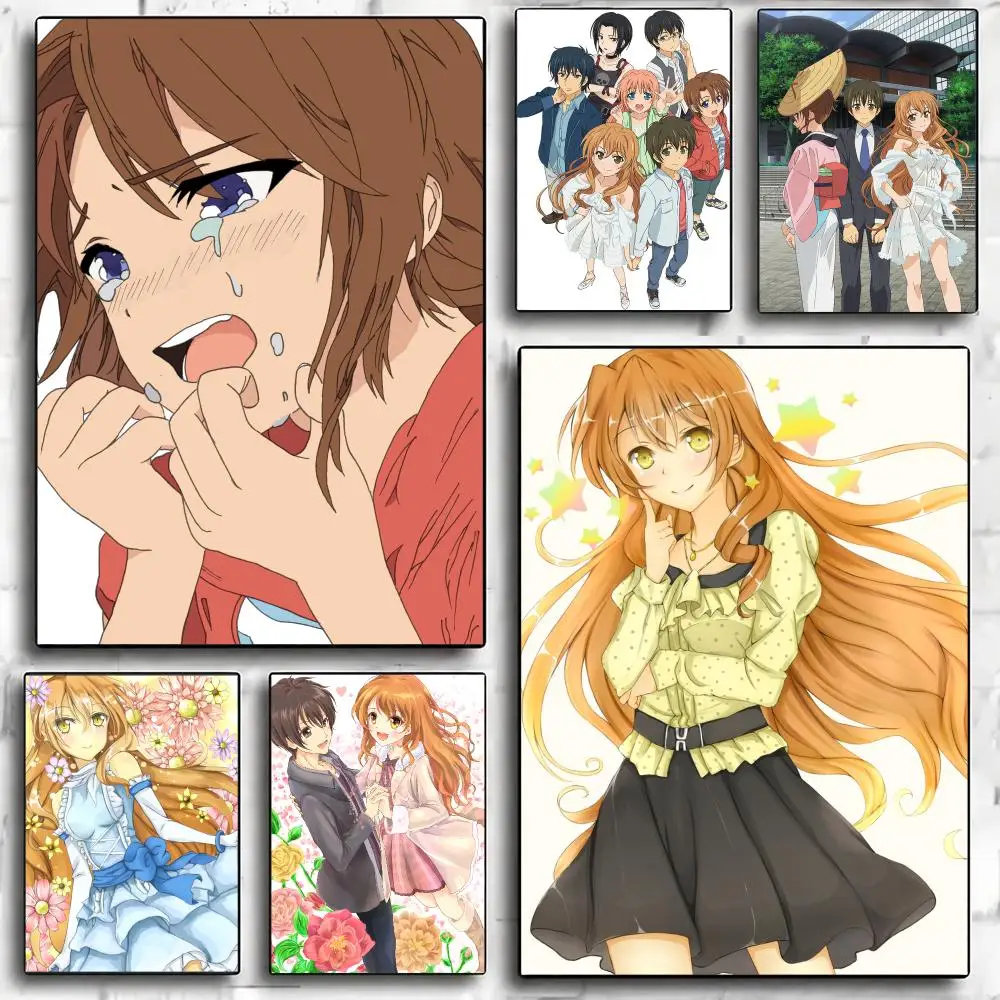 anime G-Golden Time-E Poster Minimalist Wall Sticker for Cafe Office Bar Home Decor and Gift