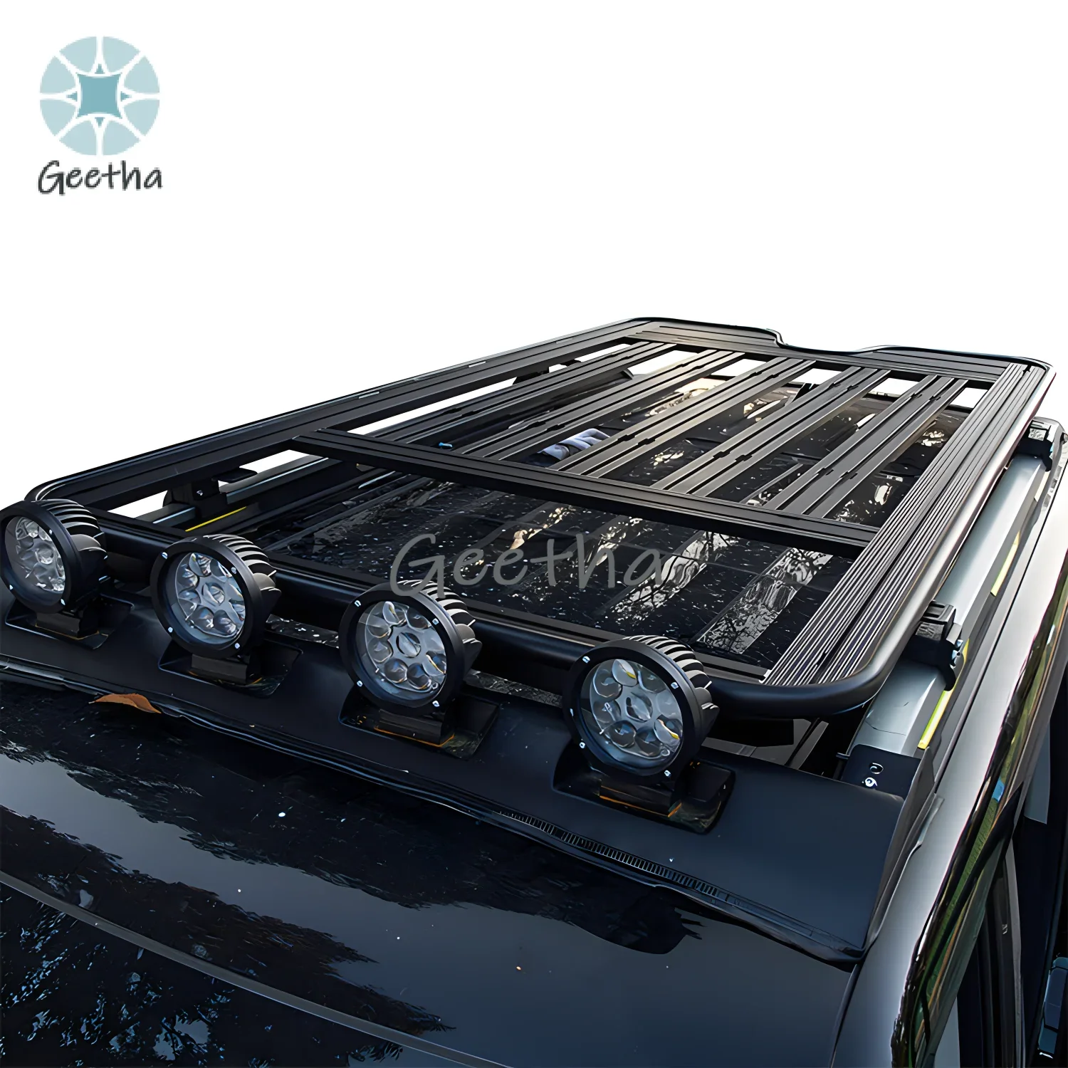

High Quality Rooftop Cargo Luggage Carrier Steel Basket ROOF PLATFORM Roof Rack for JETOUR TRAVELER