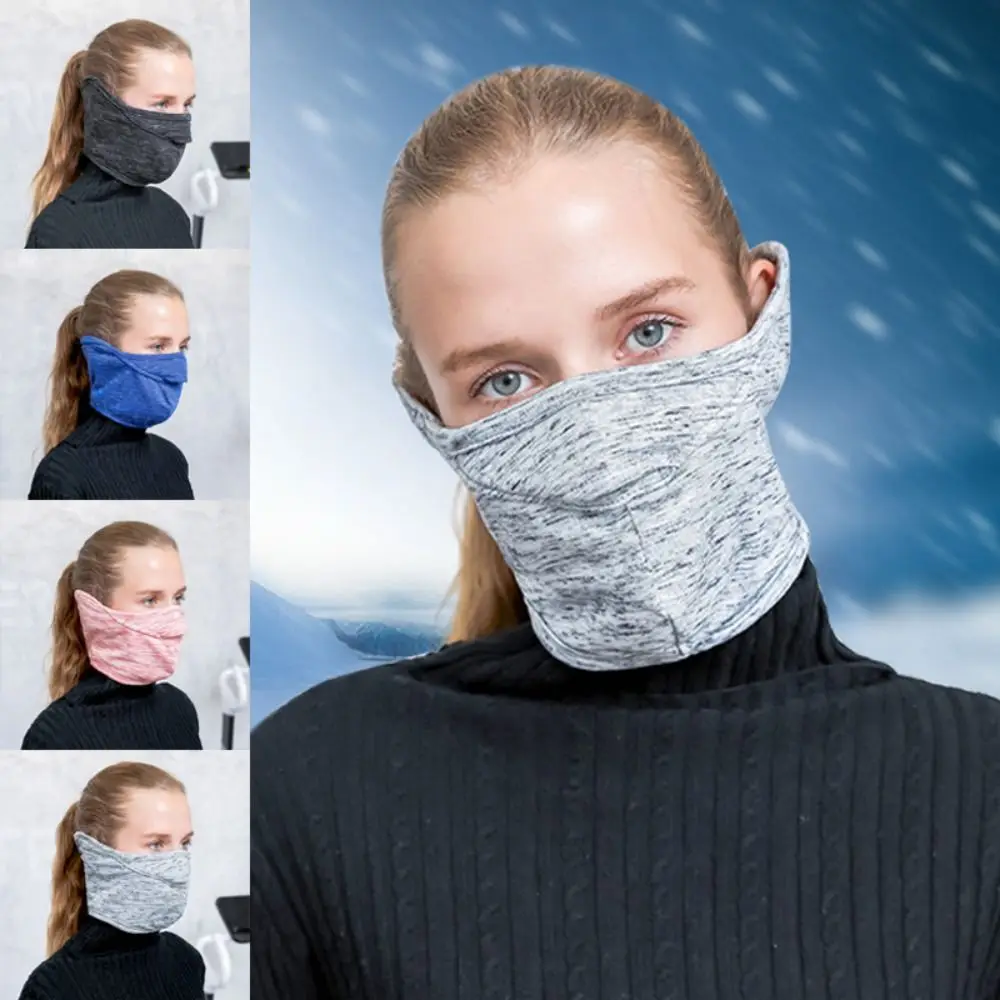 Women Man Coldproof Riding Windproof Mask Winter Warm Outdoor Ear Protection Mask Thermal Earmuffs Scarf