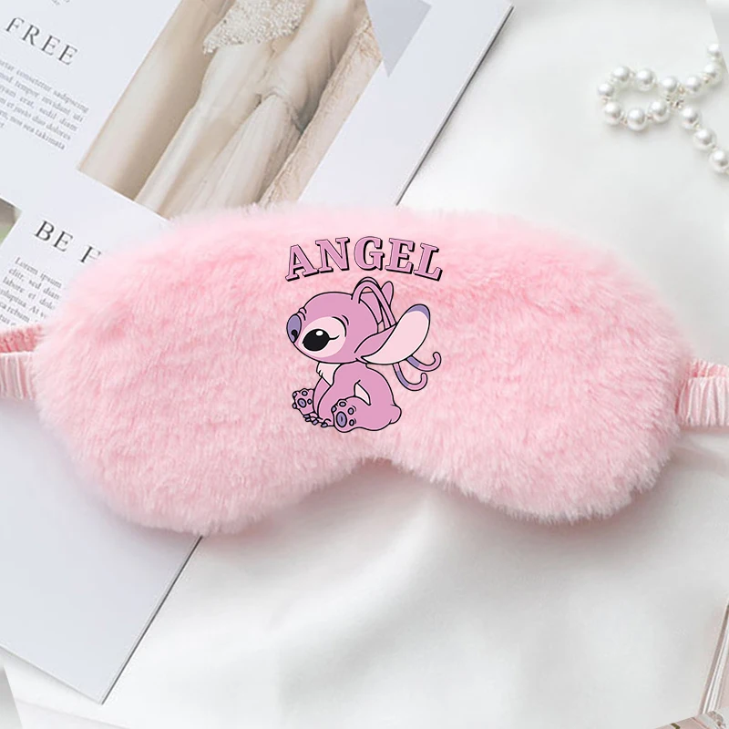 Masque pour les yeux en peluche Anime pour enfants, patch pour les yeux, accessoires décontractés, dessin animé mignon, garçons et filles, cadeaux de Noël, CAN o Stitch, 2025