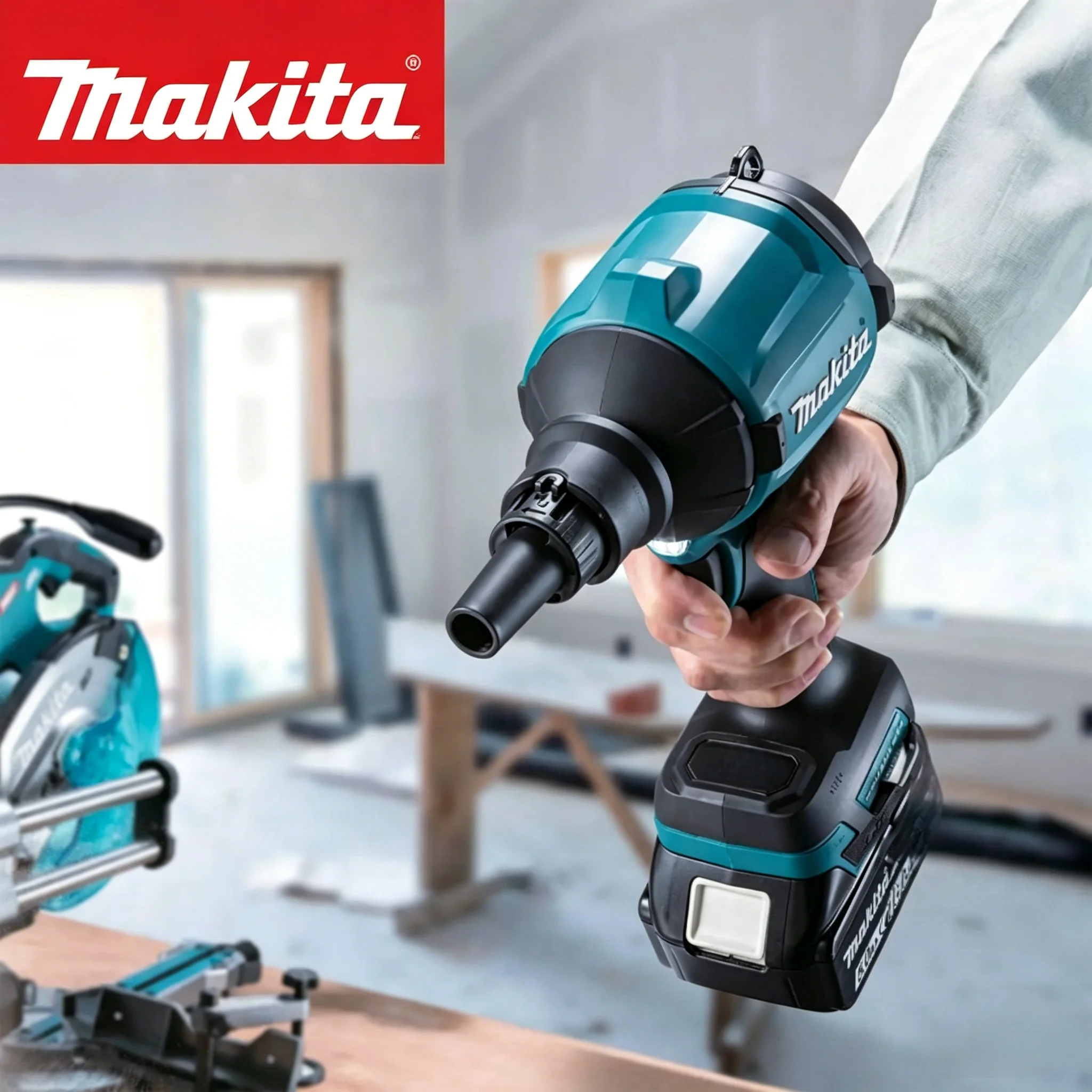 

Makita DAS180Z 18V Li-ion LXT Dust Blower Air Blower For Car Detailing And Workshop Dust Cleaning High Power Quiet Operation