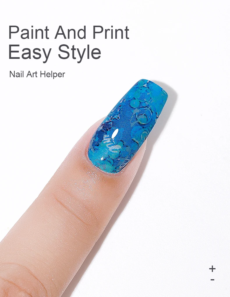AS 15 ml Transferfolie Gel Nagellack Soak Off Led UV Gel Lack Fast Dry Star Aufkleber Kleber Stempel Gel – Detail 4