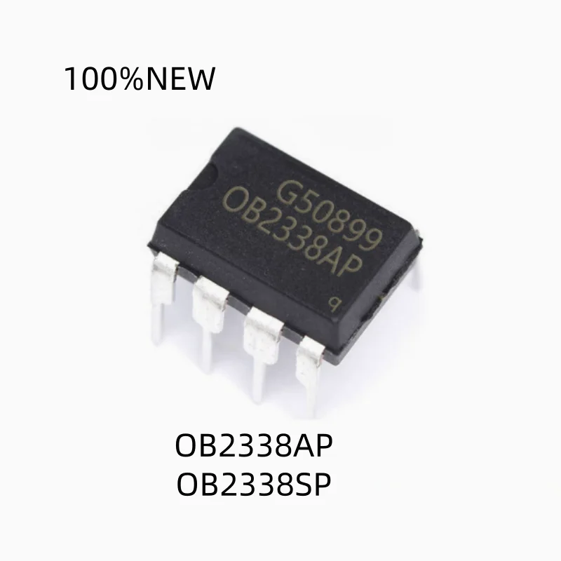 (10Pcs) 100% New Ob2338Ap Ob2338Sp Dip-8 Dip-7 Power Management Chip Ic
