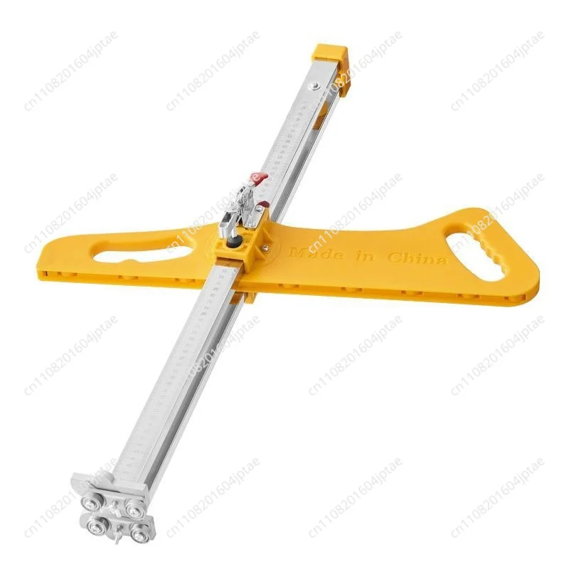 ​Stainless Steel Folding Gypsum Board Cutter - Manual Sliding Knife with Roller, Dust-Free Drywall Cutting​