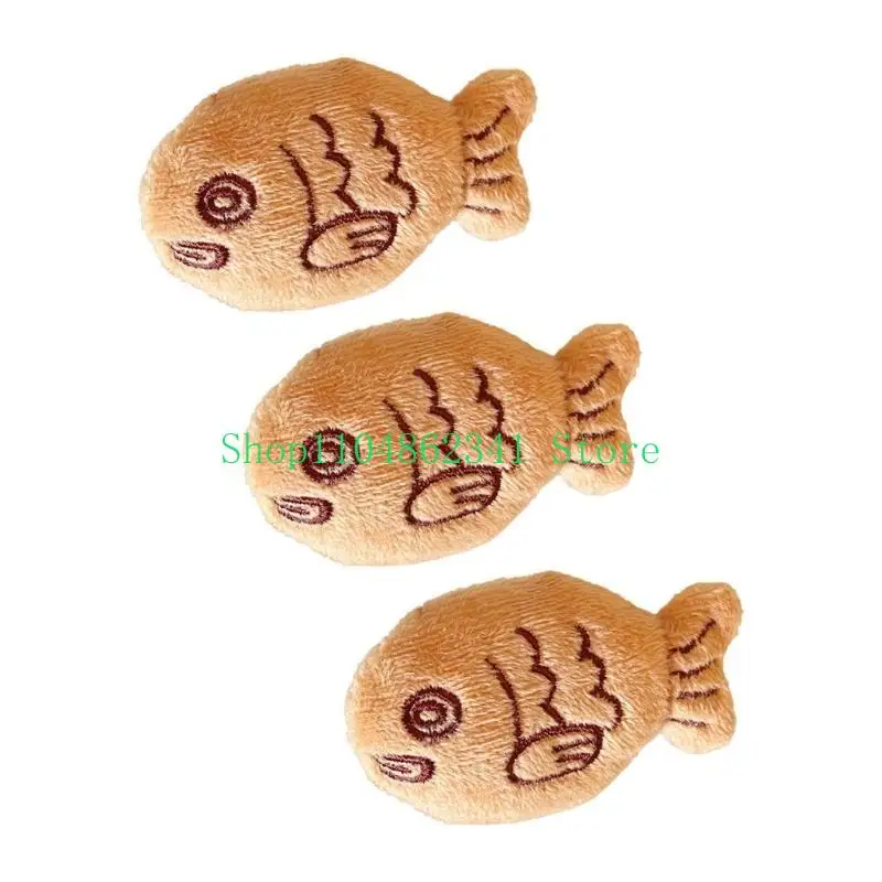 

5asd Adorkable Collar Lapel Pin Cartoon Fish Brooches Perfect for Backpack Clothing Stylish Collar Pin Brooch Furry Taiyaki