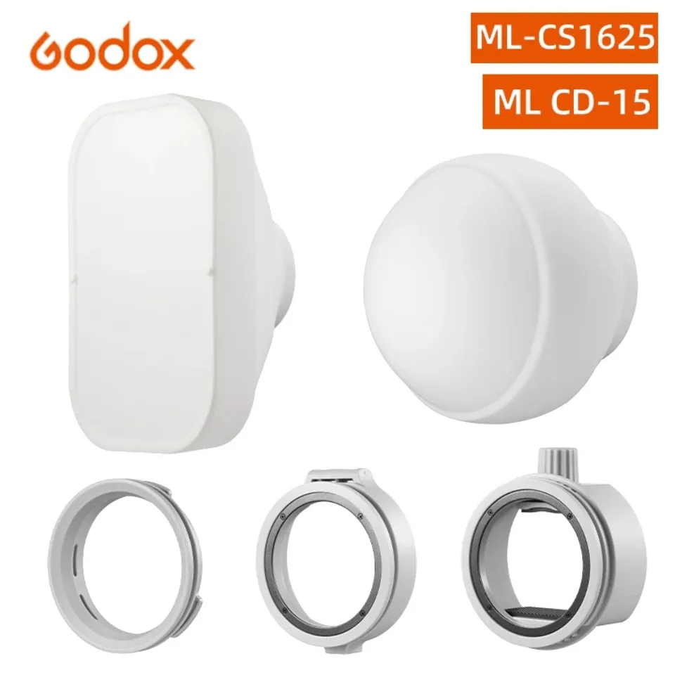 Godox M-CD15 M-CS1625 Diffuser Dome Softbox Tent With 3 Adapters For Photography Lighting Led Light Flash For Photo Studio Kits