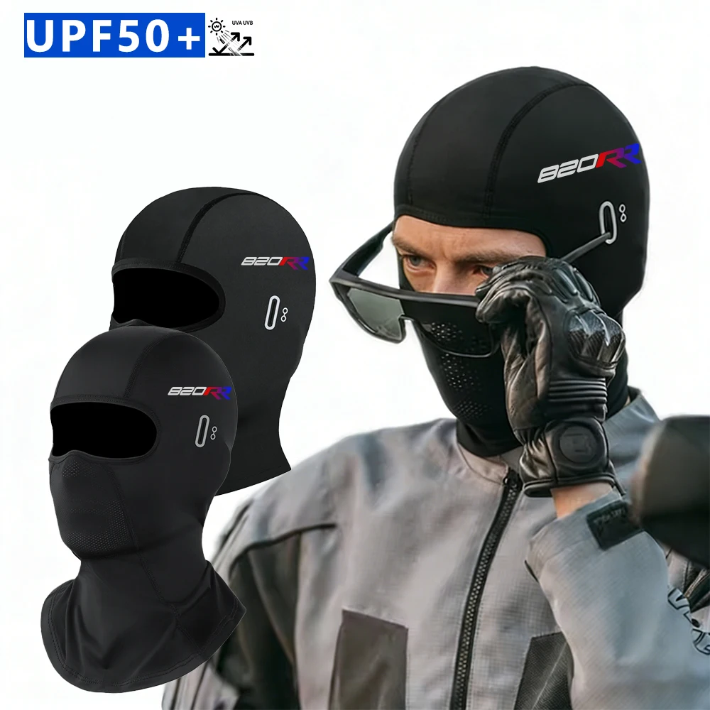 

For ZXMOTO 820RR 820 RR Balaclava Summer UV Protection Glasses Face Breathable Hole Men Women Motorcyclist Winter Warm Ski Mask