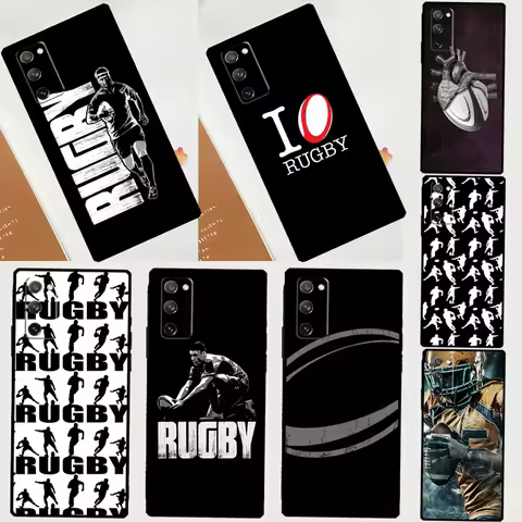 Rugby Football Sport Case For Samsung Galaxy S25 S24 S23 S22 S21 Ultra S9 S10 S20 Plus S24 FE Funda Cover Shell