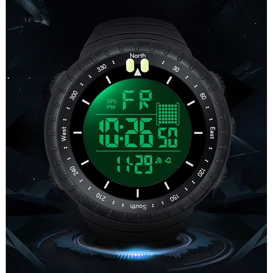 Watch Watch Digital Waterproof Shock Large Resistant Outdoor