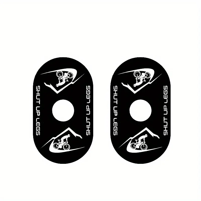 قطعتان من ملصق تزيين فم عجلة الدراجة PET، ملصق صمام هواء مقاوم للماء، مناسب للدراجات الجبلية والطرق السريعة