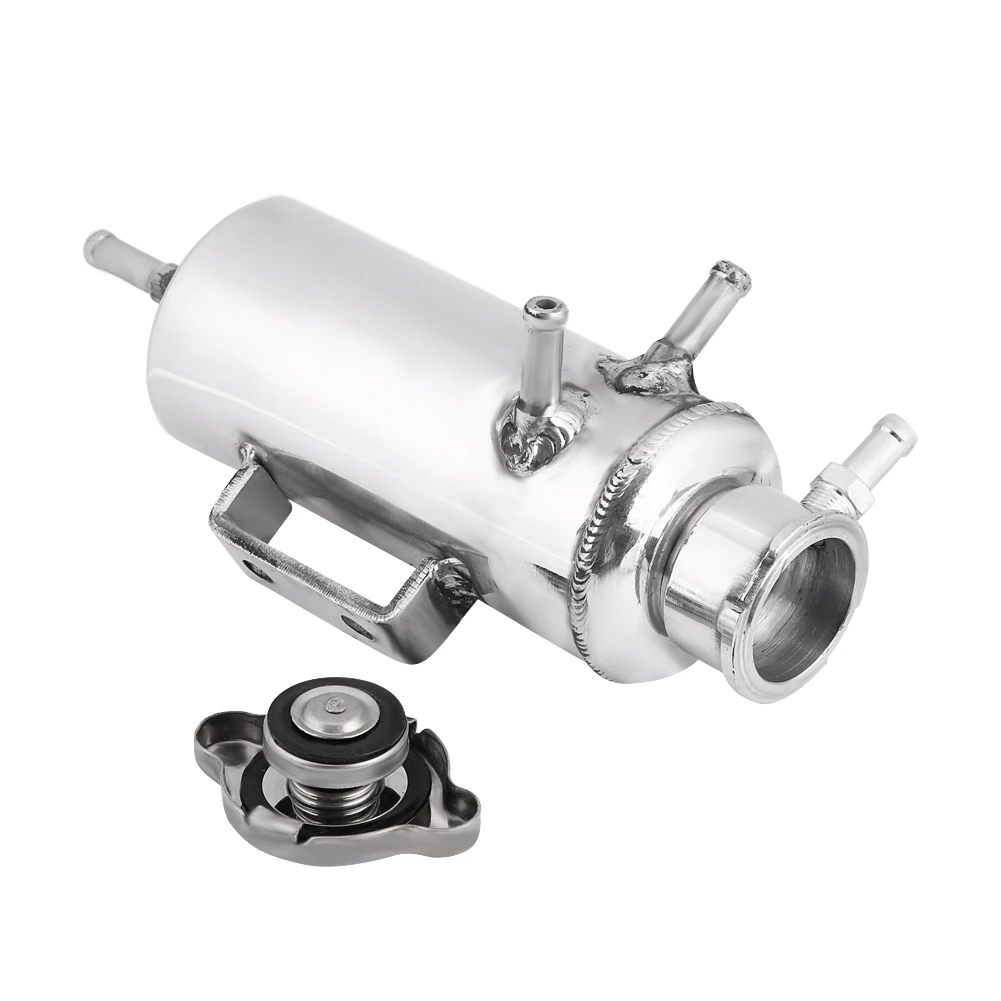 350ml Aluminum Car SUV Overflow Catch Tank Cooler Coolant Reservoir Kit Universal