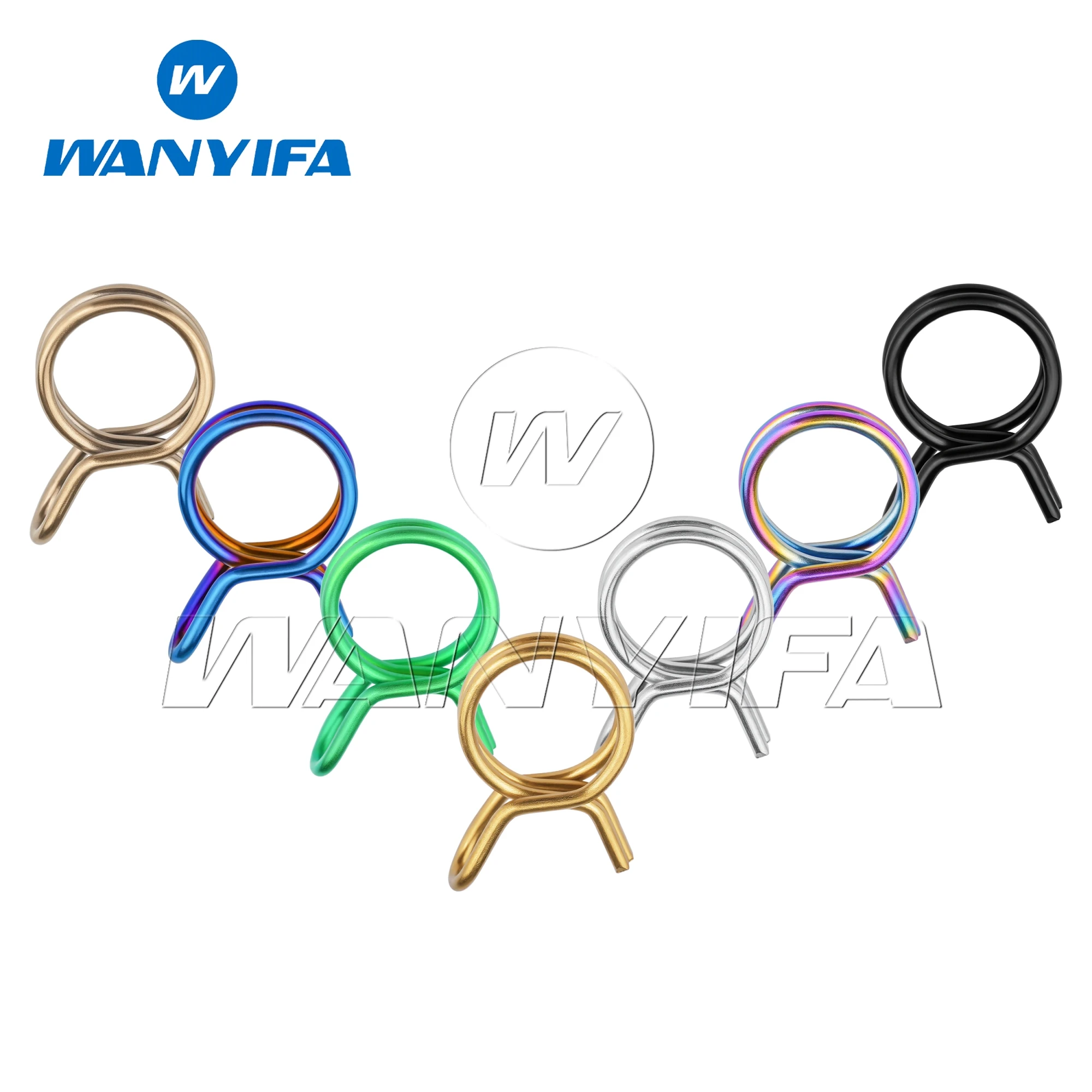 

Wanyifa Titanium Alloy Bolts 9.8 mm Oil pipe clamps Motorcycle and Automobile Parts 1PCS