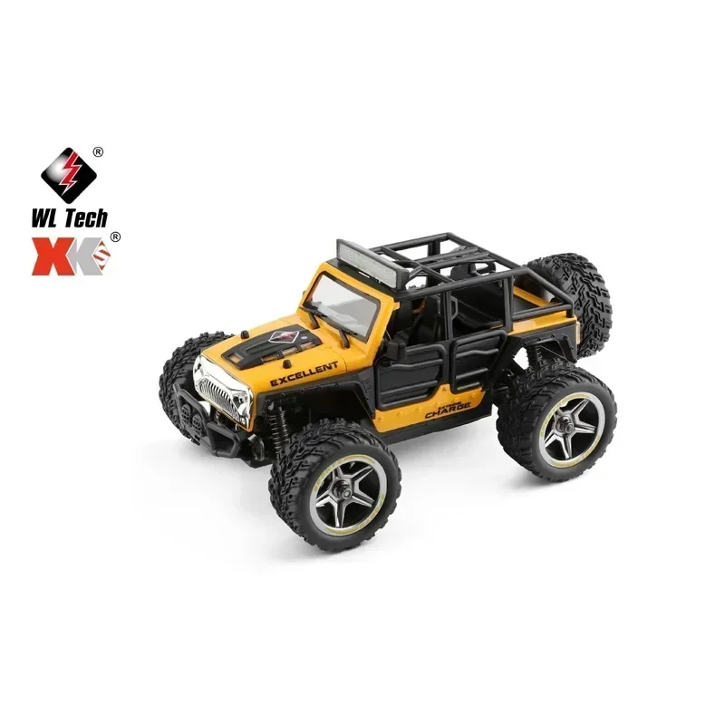 Wltoys-Mini voiture tout-terrain RC 2WD pour enfants, modèle 22201G, clignotant de simulation légère, jouet cadeau pour enfants, 1/22, 1/32, 2.4