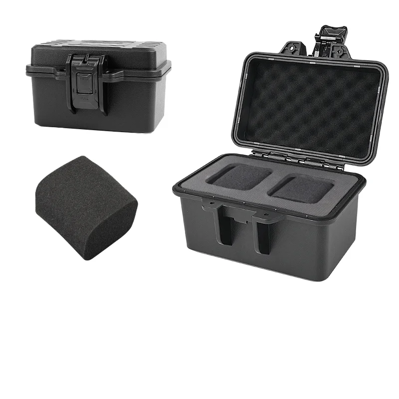 Waterproof Suitcase 2 Grid Watch Storage Box Jewelry Display Box Watch Safety Protection Suitcase Anti Drop Watch Box Toolbox